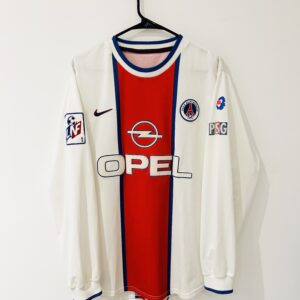psg 1999/00 away matchworn jersey XL