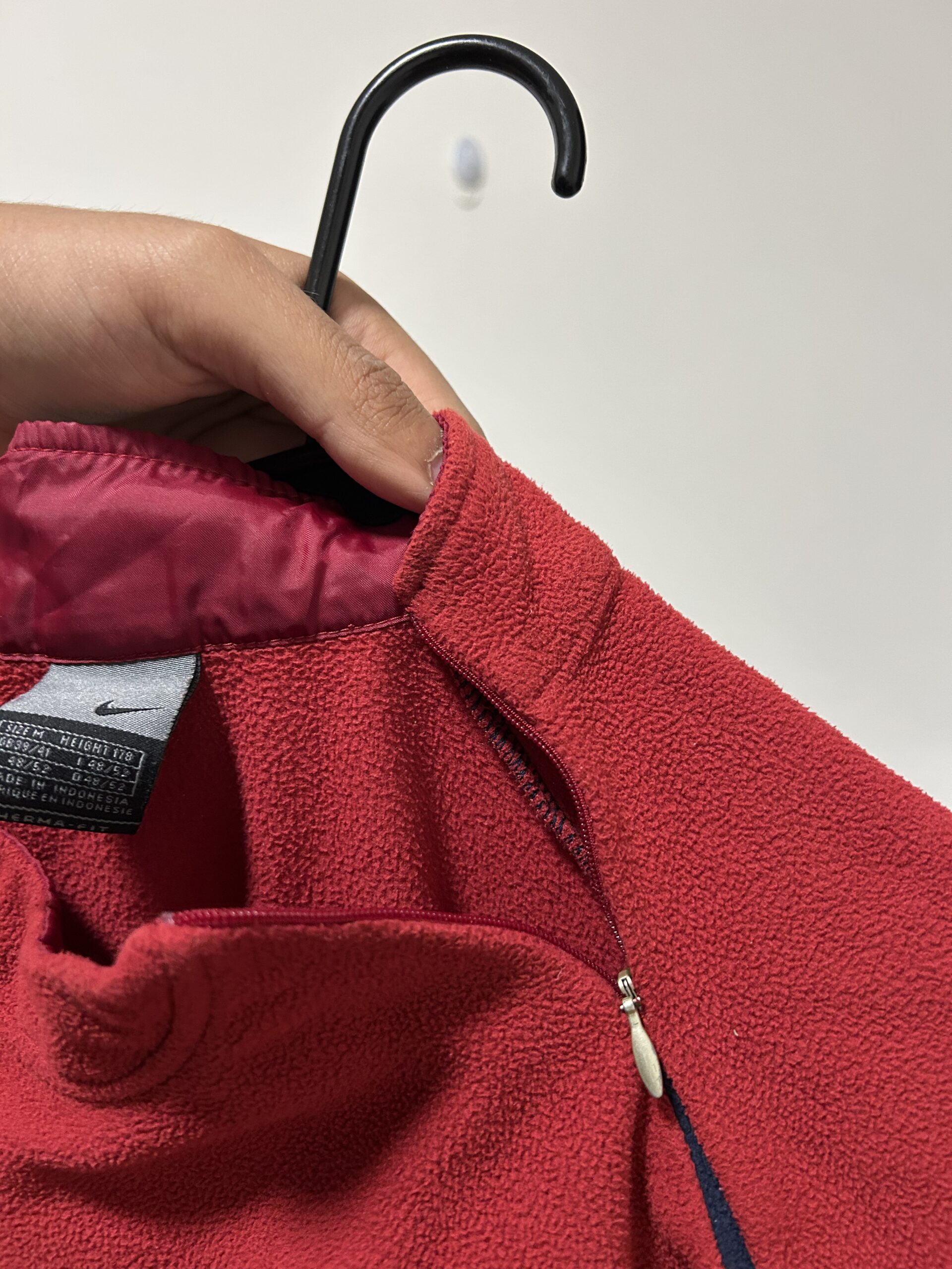 Fc Barcelona 2000/01 half zip-up crew neck M - Image 6