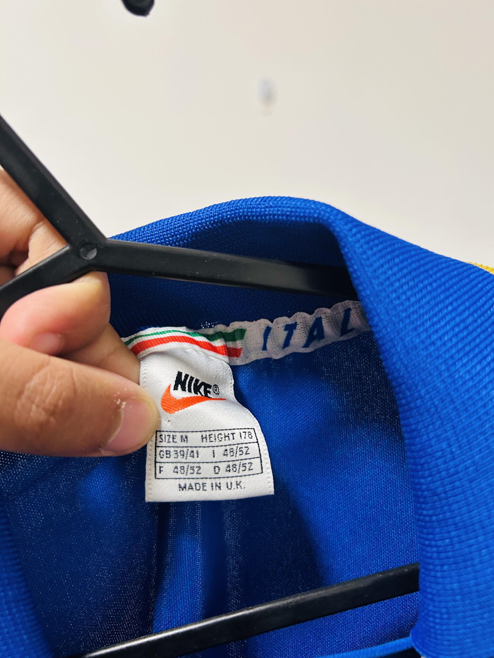 Italy 1996 Home Jersey M - Image 3