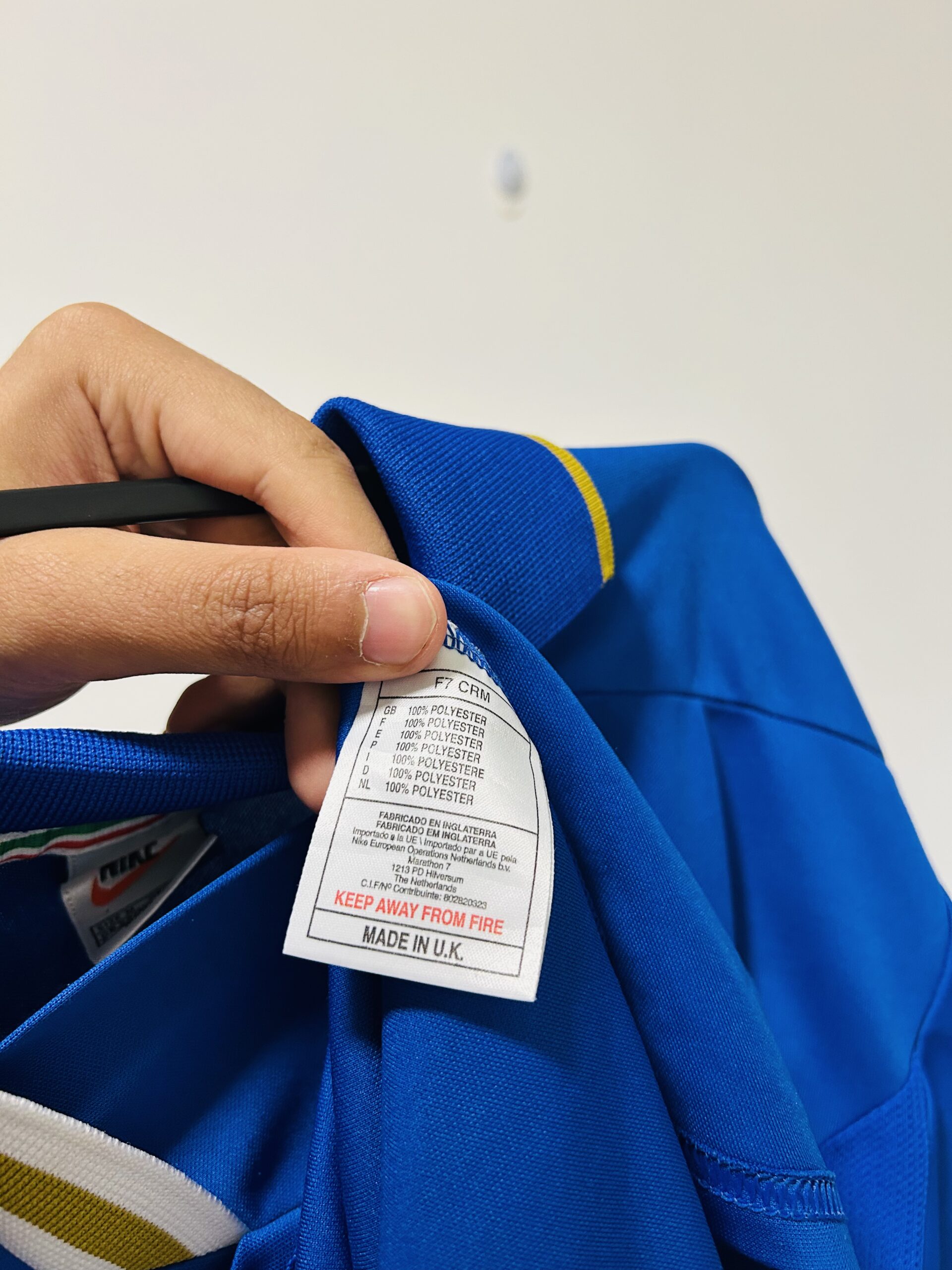 Italy 1996 Home Jersey M - Image 5