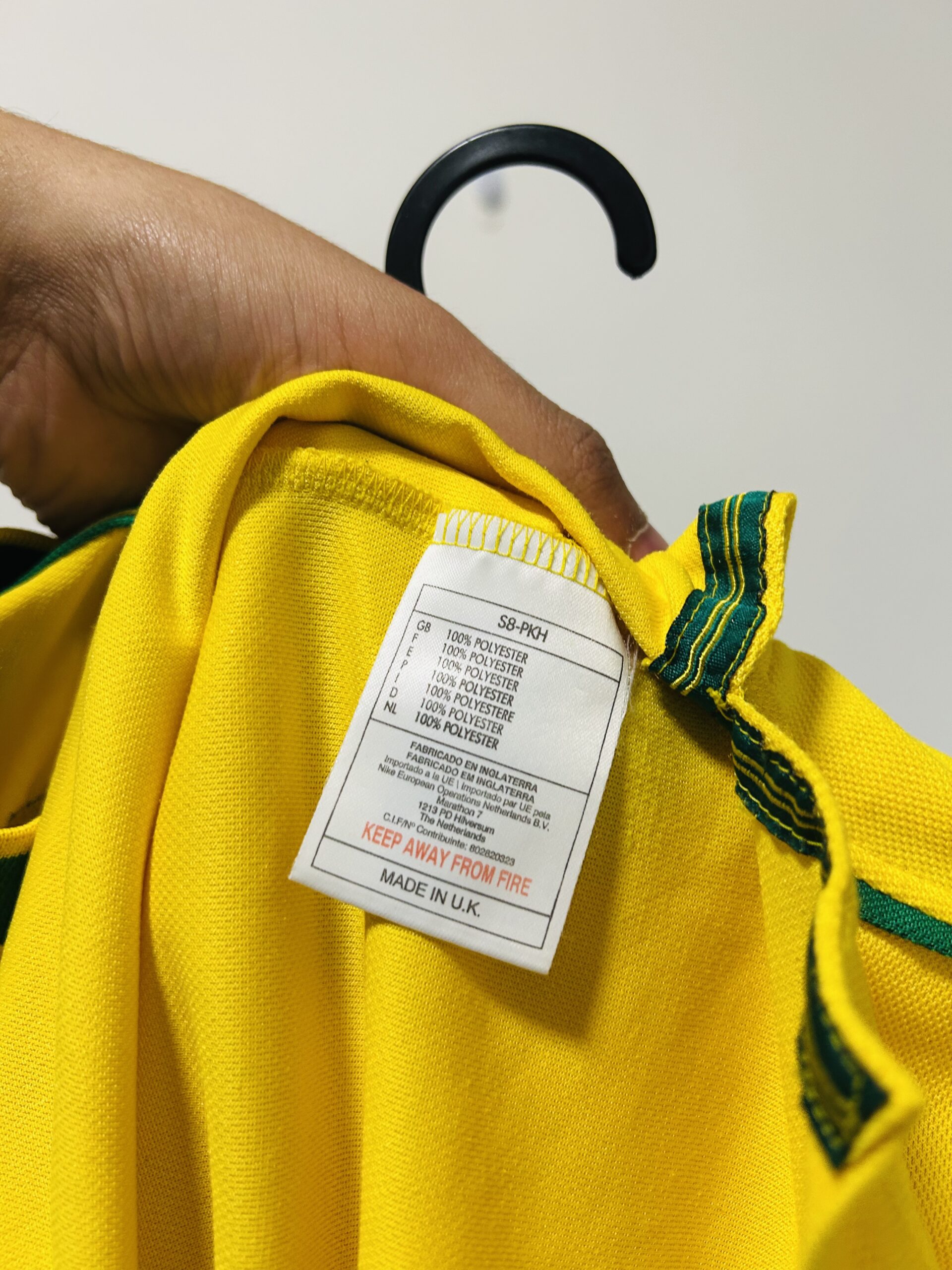 Brazil 1998 Home Jersey M - Image 5