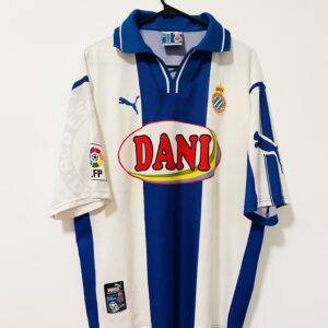 RCD ESPANYOL 1998/99 Home #10 carlos jersey XL
