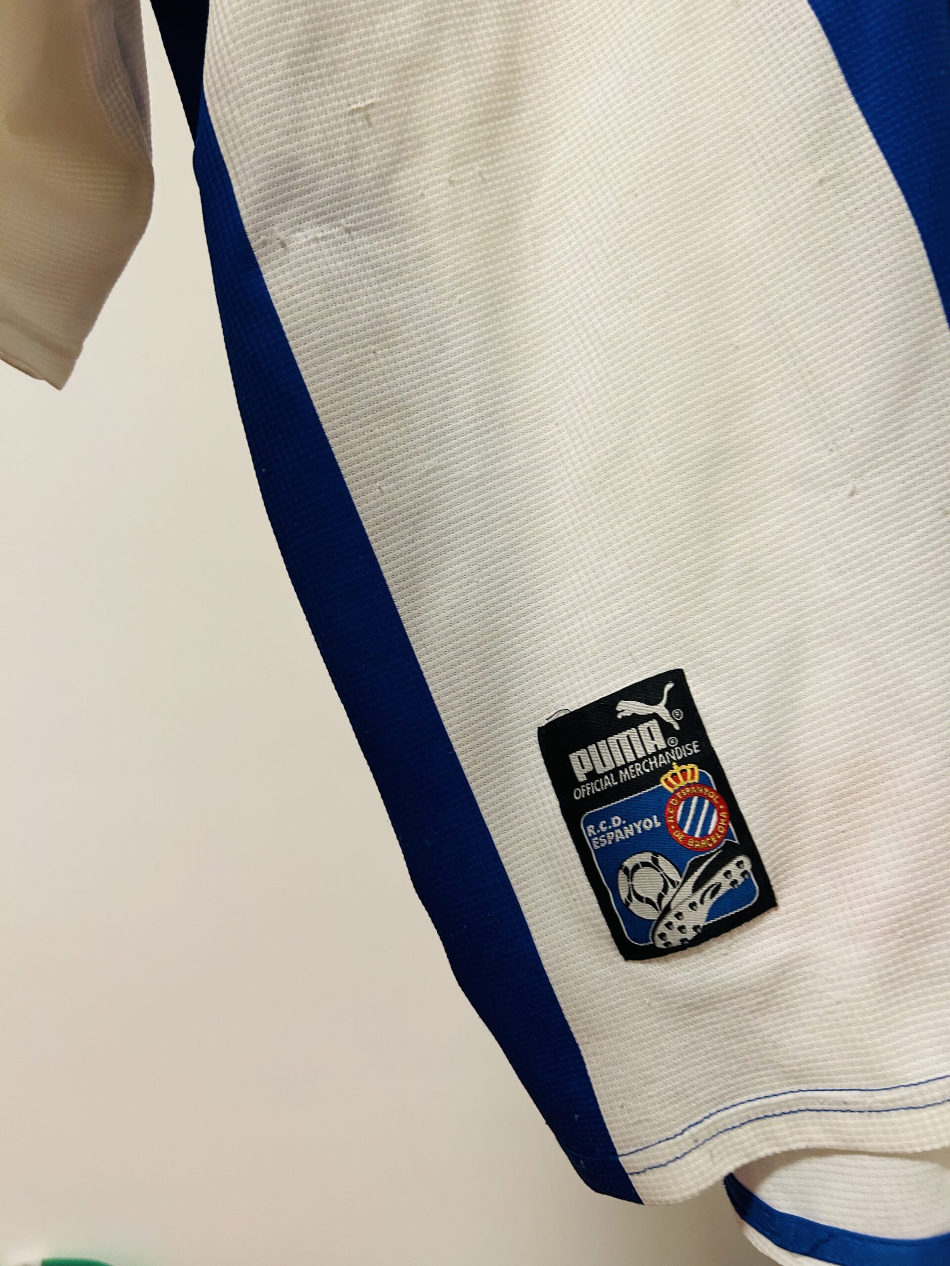 RCD ESPANYOL 1998/99 Home #10 carlos jersey XL - Image 7